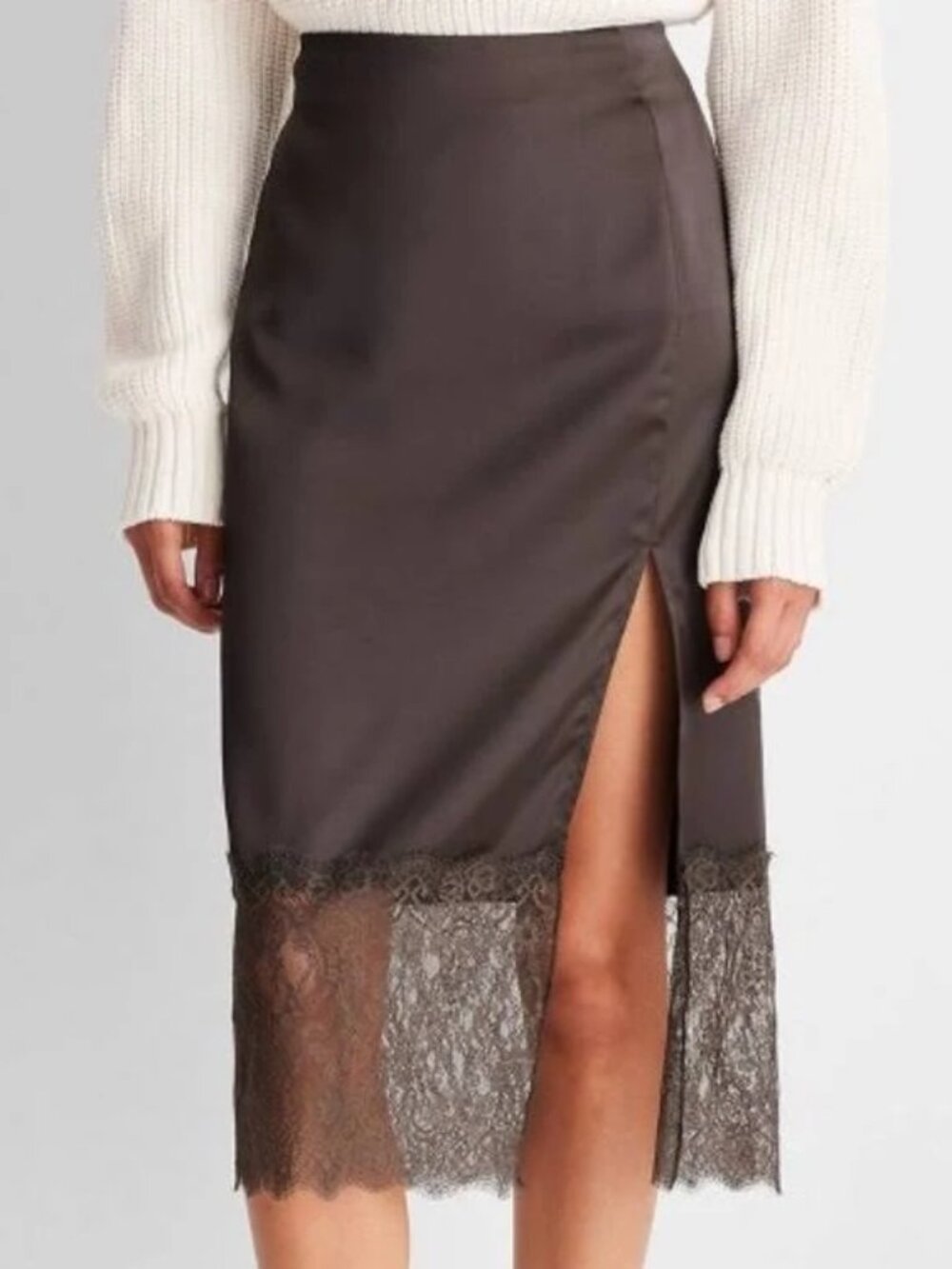 Future Collective Lace Midi Skirt Size 10